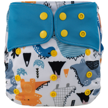Clearance Cartoon Dinosaurs Pocket Diaper 4-17 Kg - OEM Brand Bankruptcy